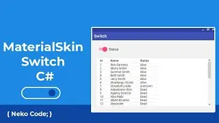 MaterialSkin Switch C#