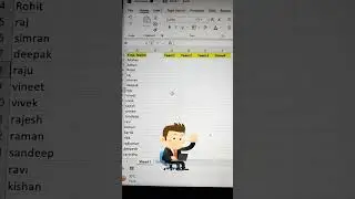 Excel Trick ‼️ Split Names Equally In Teams✌️ Excel Wraprows Function😍 