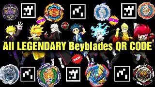 LEGEND BEYBLADES QR CODE | BRAVE VALKYRIE V6 | WORLD SPRIGGAN S6 | FAFNIR F6  | BEYBLADE BURST APP