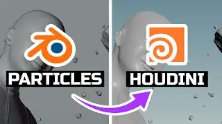 How to Export Blender particles to Houdini Tutorial