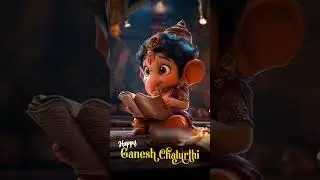 ***Ganesh Chaturthi*** AI Generated - Social Media Wishes | Animation | Free To Use -  Graphics 2024