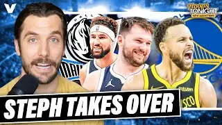 Mavericks-Warriors Reaction: Steph Curry TAKES OVER, spoils Klay Thompson's return | Hoops Tonight