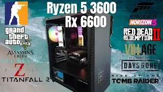 Ryzen 5 3600 Rx 6600 GameTest