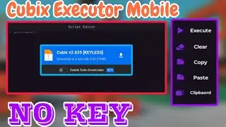 KEYLESS NEW ROBLOX EXECUTOR MOBILE CUBIX 🧊 | 100% WORKING VERSION 2.635 | Roblox Executor Update Fix