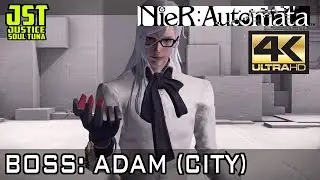 Nier Automata – Boss: Adam (Copied City) [4K-60fps, Xbox One X]