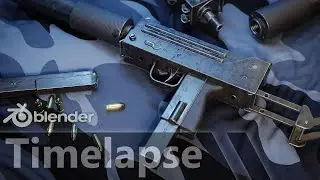 Blender Timelapse - Mac 10 Game Asset