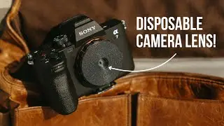 creating DISPOSABLE FILM CAMERA images with a mirrorless camera (pocket dispo lens review)