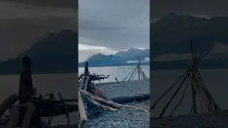 The Homer Alaska “Spit” on a Rainy Day. Stay Tuned for our Experience on a Sunny Day at the Spit!