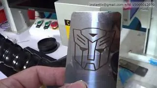 Fiber laser marks on aluminum, Fiber Laser Marking Machine