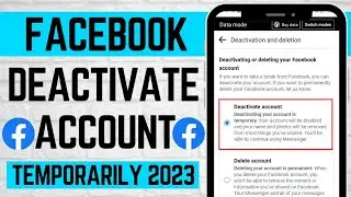 How to Deactivate Facebook Account Temporarily (2023)