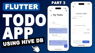 Flutter Tutorial | Flutter TODO App with Hive DataBase, Hive Local Storage Tutorial [CRUD] - Part 3