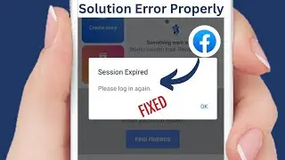 Session Expired Please Login Again Facebook / Facebook session Expired / Facebook Login Error