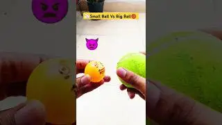 ⚾SMALL BALL Vs 🏀BIG BALL Fight , #shorts