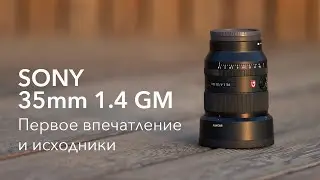 Sony 35mm 1.4 G MASTER | Первое впечатление и исходники