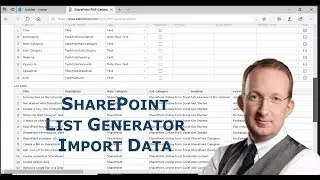 Import Data to New SharePoint List with the PnP  List Generator - PowerShell V5