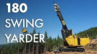 Tigercat 180 Swing Yarder in Oregon