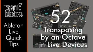 Transposing by an Octave in Live Devices - Ableton Live Quick Tips