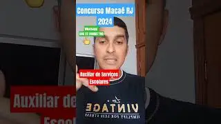 Auxiliar de Serviços Escolares | Concurso Macaé RJ 2024 | Noções de Informática 