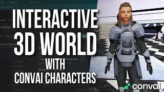 Interactive 3D virtual worlds with AI Characters on Your Browser | Convai ThreeJS Tutorial