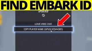 How To Find Embark ID in The Finals