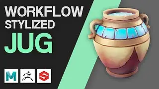 Stylized Jug Workflow in  Maya / Zbrush / Substance Painter