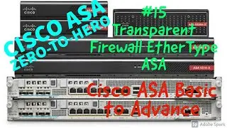 Cisco ASA Training Zero To Hero | Transparent Firewall | EtherType ACL | Lesson 15