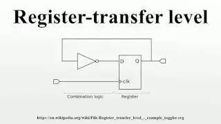 Register-transfer level