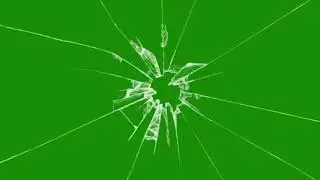 BROKEN GLASS ANIMATIONS GREEN SCREEN (NO COPYRIGHT)