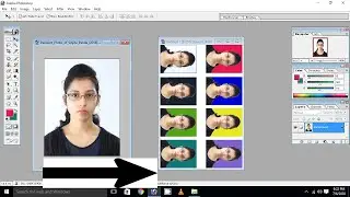 how to change background color of passport size photo in adobe Photoshop 7.0 in Hindi/Urdu