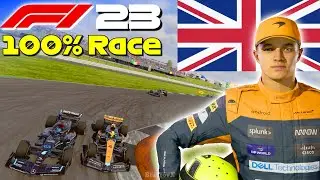 F1 23 - Lets Make Norris World Champion #12: 100% Race Silverstone