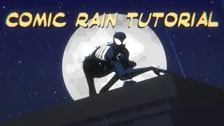 Blender Comic Rain Tutorial