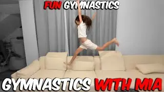 Fun gymnastics at home