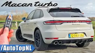 2020 PORSCHE Macan TURBO Facelift REVIEW on AUTOBAHN (NO SPEED LIMIT) by AutoTopNL