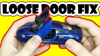 How to fix loose door diecast cars 🚗🚗🚗 Mclaren 720s 1:36 use heat shrink gene tube