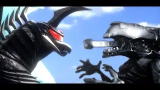 Gigan Meets an Alien Queen (Deleted Scene from Gigan's Edgy Revenge)