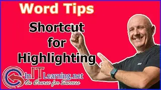 Shortcut to highlight text and remove highlighting from text in Microsoft Word