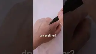 dry eyeliner? TRY THIS HACK! ✨️ #beauty #makeup #tutorial #hack #fyp #shorts