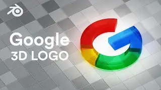 Creating the Google Logo in Blender 3D!