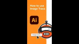 How to use Image Trace in Adobe Illustrator ✍️ #shorts