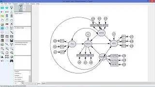 learn Amos eps 8 there are 3 errors why the data in SEM Amos can't be run