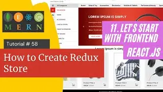 React js Tutorial # 58| How to Create Redux Store