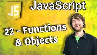 JavaScript Programming Tutorial 22 - Functions and Objects