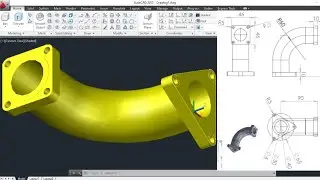 Autocad. AutoCAD 3D Drawing. Exercise drawing in Autocad. AutoCAD 3D Tutorial in Hindi. Autocad 3D.