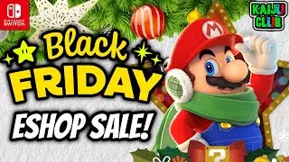 BLACK FRIDAY SALE IS HERE! AWESOME New Nintendo Switch ESHOP Deals!