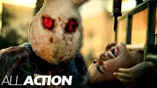 Defeating The Crazy Bunny Mask Purgers | The Forever Purge (2021) | All Action