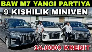 YANGI MIKROAVTOBUS NARXLARI 2024 BAW M7 14.000$ BILAN OLING. Микроавтобус нархлари 2024