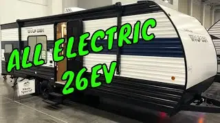 2024 CHEROKEE WOLF DEN 26EV TRAVEL TRAILER FOREST RIVER Dodd RV ALL ELECTRIC W/ BUNK BEDS