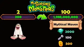 Level up - XP / Unlock / Moniker / Reward (My Singing Monsters)