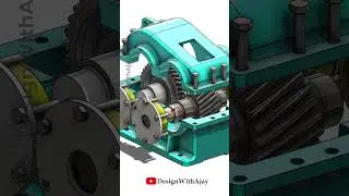 Helical Gear Box  ( 1: 2 Ratio ) link in Description  