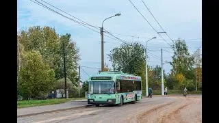Поездка на троллейбусе БКМ-321,борт.№ 5579,марш.46